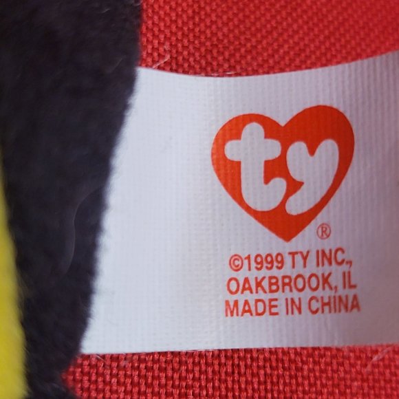 Bumble The Bee 1999 Ty Teenie Beanie Babies Mini Plush Stuffed Toy - Picture 5 of 11